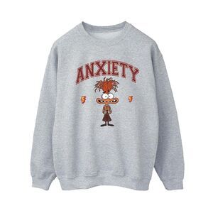 Inside Out 2 Womens/Ladies Anxiety Collegiate Sweatshirt / Sport Grey